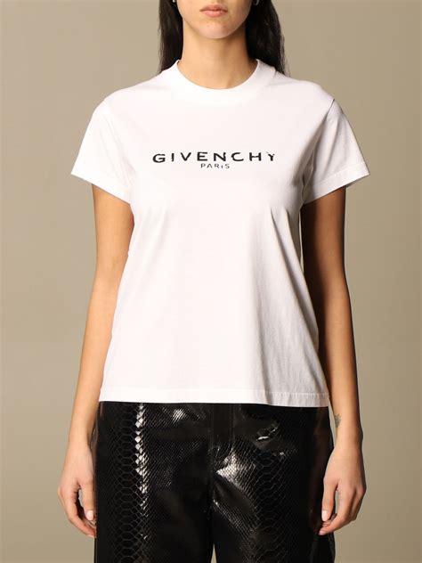 givenchy white long sleeves womens|Givenchy t shirt euro.